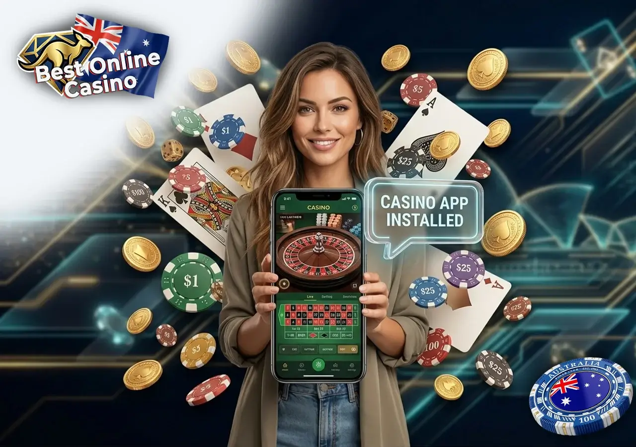 Mobile casino gaming experience on Best Online Casino Australia